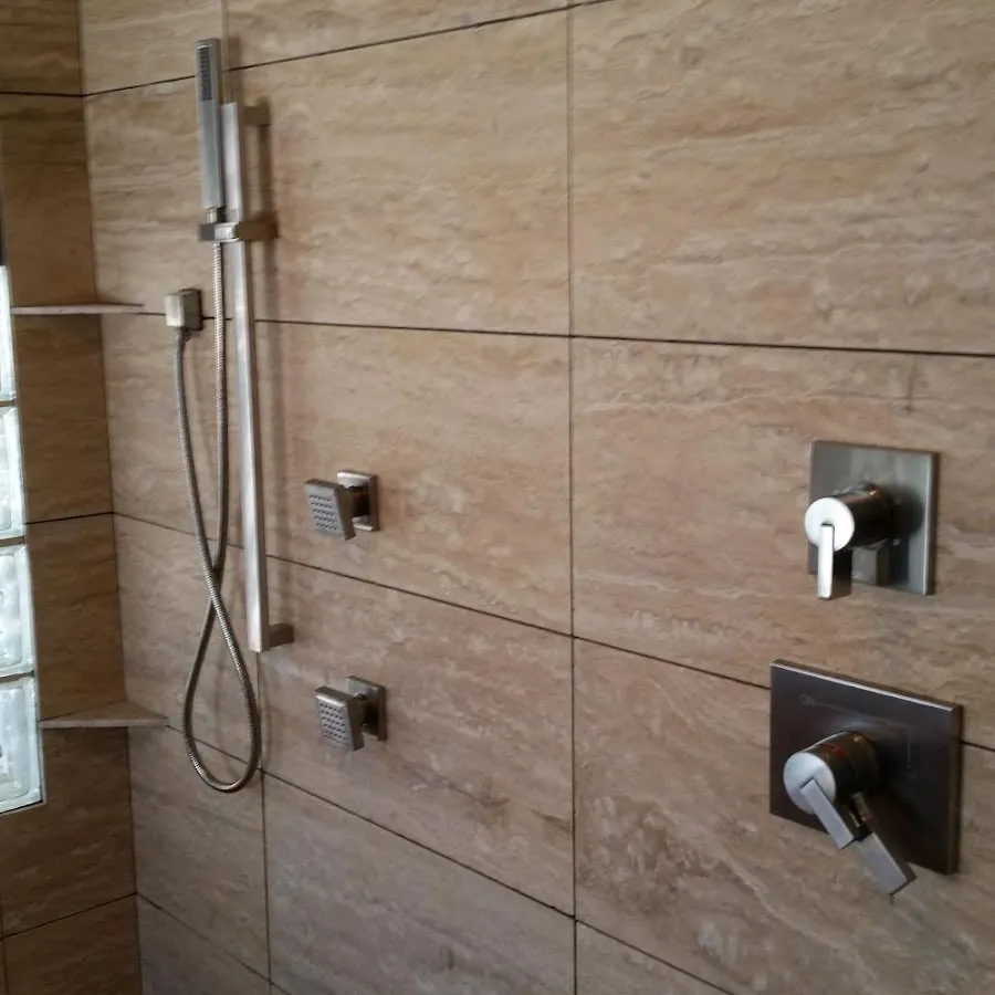 Shower fixture installation for Frozen Pipe Repair in Kensington